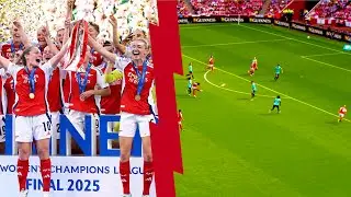 Arsenal Women’s BEST MOMENTS of 2025 Ft. WINNING the Women’s Champions League!