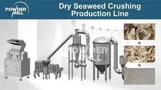 Dry Seaweed Crushing Production Line, Dry Seaweed Grinding Machine - Mill Powder Technology