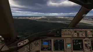 EDDF Frankfurt Morning Landing with PMDG 777 in MSFS 2024