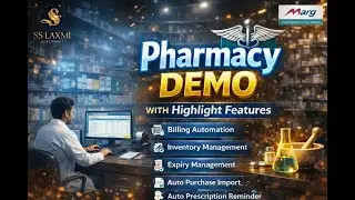 MARG ERP PHARMACY or MEDICAL DEMO IN TELUGU #margerp #accounting #inventory #billingsoftware #demo