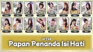 [Color Coded] JKT48 - Kokoro no Placard (Papan Penanda Isi Hati) Lirik KAN/IDN/ENG