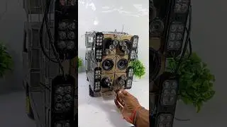 Mini Dj Pickup Gadi kese banaya | Speaker Loding And Lighting Set-up | Dj Sound#shorts#djtruck