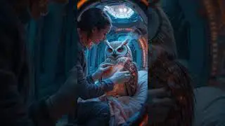 Owl Trapped in Snow 🦉❄️ | Emotional Arctic Rescue by Brave Girl | #animals #reels #rescue #respect