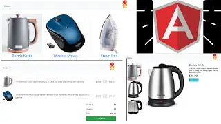 An E-commerce App Built with Angular/JavaScript and Firebase, initially uses LocalStorage...