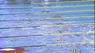 Jeff Commings swimming in the final of the 100 breast at 1991 Pan Ams