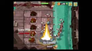 Plants vs. Zombies 2 - Pirate Seas - Day 11 Walkthrough