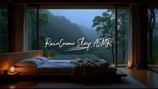 Deep Forest Rain in Cozy Bedroom at Night 🌧️ Sleep Instantly | RainCocoon Sleep ASMR