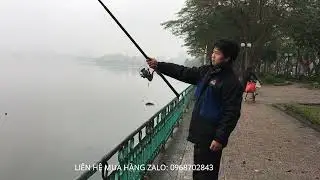 Test Máy Câu Ba Tiêu Gía Rẻ Bạo Lực - Đồ Câu Cá Nhật Thành