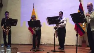 Cuarteto de saxofones loja. Ecuador.