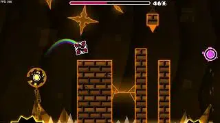 Magmatic Sanctuary by RadiationV2 %100 | All COINS | Geometry Dash Fire Gauntlet