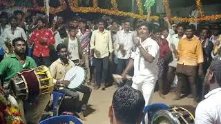 గురువు రాంపళ్లి శ్రీను పి.అర్ పల్లి గ్రామంలో చెక్క భజన