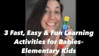 3 educational games in less than 3 minutes! Teach your baby to read and your toddler addition! 