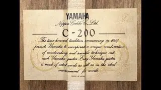 Yamaha C200 - 3tr2 - 034.9631.393