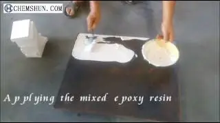 Sticking Alumina Ceramic Tiles on Steel Plate