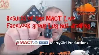 Announcing winners for the DP Accessories Lug nut drawing on Facebook Live