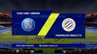 ⚽ Paris Saint-Germain vs. Montpellier HSC ⚽ | Ligue 1 deduction (2021/22 Season) | FIFA 21