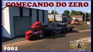 COME&Ccedil;ANDO DO ZERO - #001 - Vida de Caminhoneiro - Euro Truck Simulator 2 - ETS2 (NOVA SERIE).