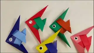 DIY how to origami tropical fish