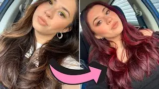 HOW TO GO FROM BROWN TO RED *NO BLEACH* WITH ARCTIC FOX