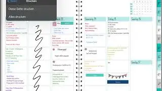 go digital Lehrerplaner - so druckst du Seiten aus (GoodNotes)