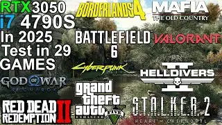 RTX 3050 + i7 4790S in 2025 - Test 29 Games