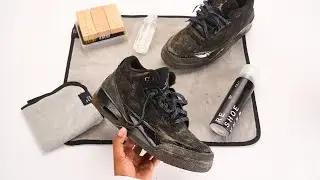 The BEST WAY To Clean Air Jordan 3 Black Cat