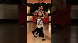 Pasos de Vals f&aacute;cil para aprender, cambio de frente 🌪️ Anal&iacute;a Carre&ntilde;o Luis Ramirez #tango #dance