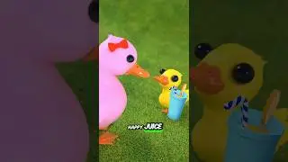 Duck Happy Juice 🥤🥤 #funny #duck #cute