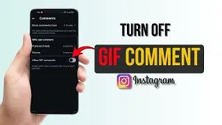 Как отключить комментарии с GIF-анимацией в Instagram?