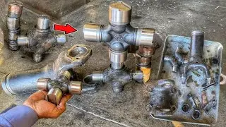 No one can Do That || Rebuild Drive Shaft Universal Joint || Replacement Truck U Cross Joint