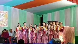 बारापेटा नेपाली बस्ती मा भएको २५ तम दुर्गा पूजा मा परिवेशन गरेको कोरस 