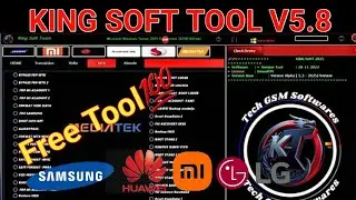 Free Tool King Soft tool V5.8 |free unlocking all android phones 