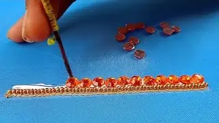 Simple aari neck design full detailed video in tamil, #94#  |subha aari blouse designer.