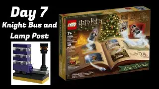 Lego Harry Potter 2022 Advent Calendar (76404) - Day 7 (Knight Bus and Lamp Post)