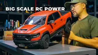 Big Scale RC Power! Traction Hobby 1/8 RAM 1500 Unboxing & Night Run Test