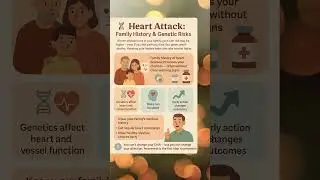 🧬 Heart Attack: Family History & Genetic Risks #heartdisease