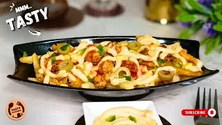 Loaded Fries | Crispy Chicken Loaded Fries Recipe | Dynamite Fries Chicken | Tasty Wonders