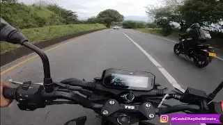 TVS Raider 125 VS TVS Apache 160 RTR 4V Top Speed Cerritos Cartago