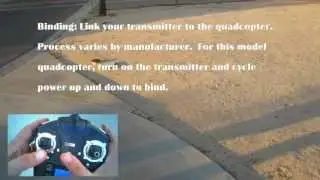 How to Fly a Quadcopter: Initialization, Binding, Trimming