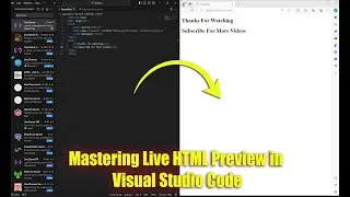 Mastering Live HTML Preview in Visual Studio Code | A Complete Guide
