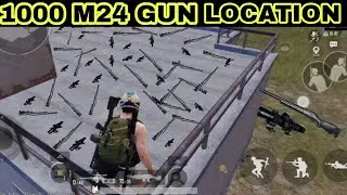 1000 M24 GUN LOCATION | ERANGEl NEW SECRET LOCATION FOR M24 GUN