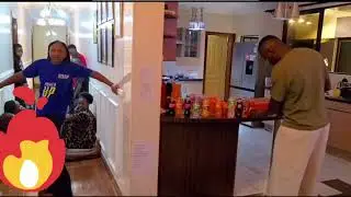 Oga Obinna Tests His Kids&rsquo; Taste Buds 😆 Blindfold Drink Challenge for MILLIONS!
