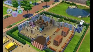 From Empty Room to Dreamy Library ✨ | The Sims 4 Speed Build [Ep.4]  - Indie NaTThY