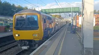 Northern class 323 234 with tones arriving and departing Sandbach