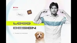 Live Logo Design Process for a Pet Brand 🐾 | Part 7 | GFX Manjur
