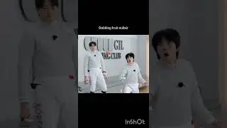 jin stabbing apple #kpop #fypviralシ #jinbts #shorts