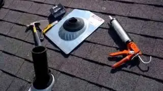 How To Repair A Leaky Roof Vent Or Vent Stack Pipe.