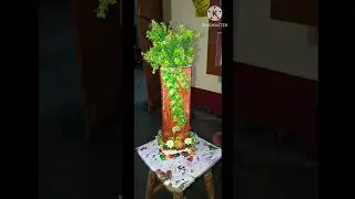 new design flower vase#flowers #cementflowervase #plants #rose #rs550 #cementflowervase