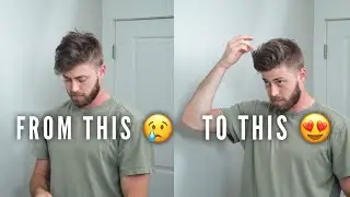 TEXTURE WAVY MEN'S HAIRSTYLE | From Straight to Wavy & Textured Hair In Minutes!