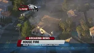 Crews on the scene of house fire near Windmill, Maryland